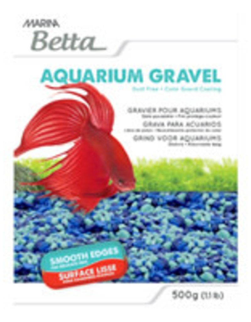 Marina Marina Betta Gravel Tri-Color Blue - 500g (1.1 lb)