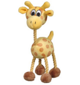 Dogit Dogit Puppy Luvzin Plush Dog Toy with Squeaker - Yellow Giraffe