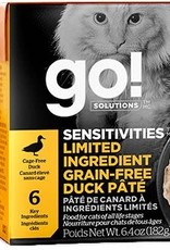 GO! Go! Sensitivities LID Grain Free Duck Cat 6.4oz