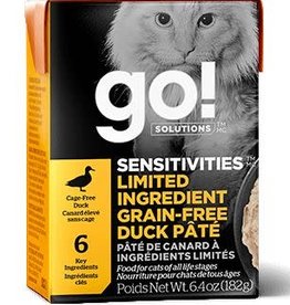GO! Go! Sensitivities LID Grain Free Duck Cat 6.4oz