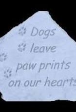 Retail Advantage Memorial Stone - Dogs Leave Paw Prints - Large