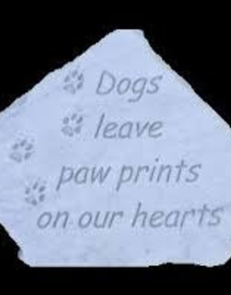 Retail Advantage Memorial Stone - Dogs Leave Paw Prints - Large