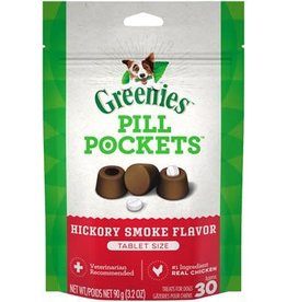Greenies Greenies Pill Pockets Dog Hickory Smoke 3.2oz Tablet