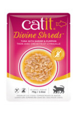 Catit Catit Divine Shreds - Tuna with Shrimp & Pumpkin - 75g Pouch