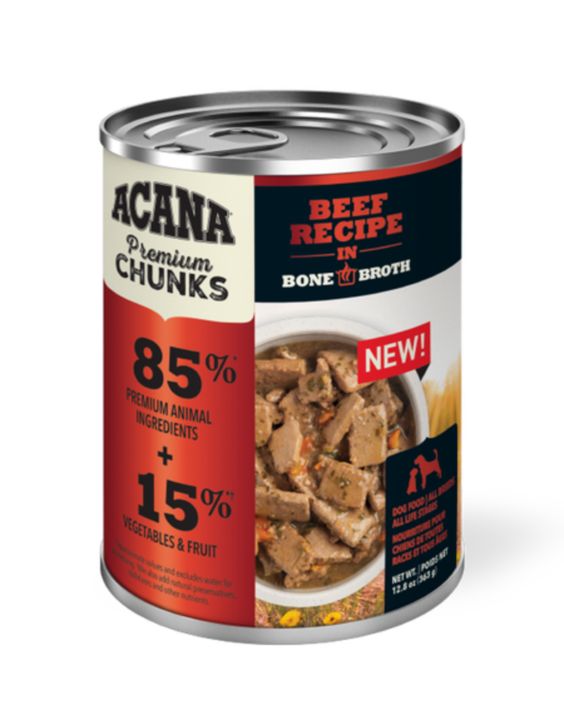 Acana Acana Beef Recipe in Bone Broth 12.8oz