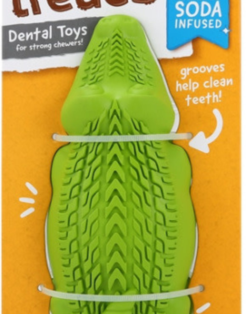 Arm & Hammer Super Treadz Dental Gator Dog Toy - Large