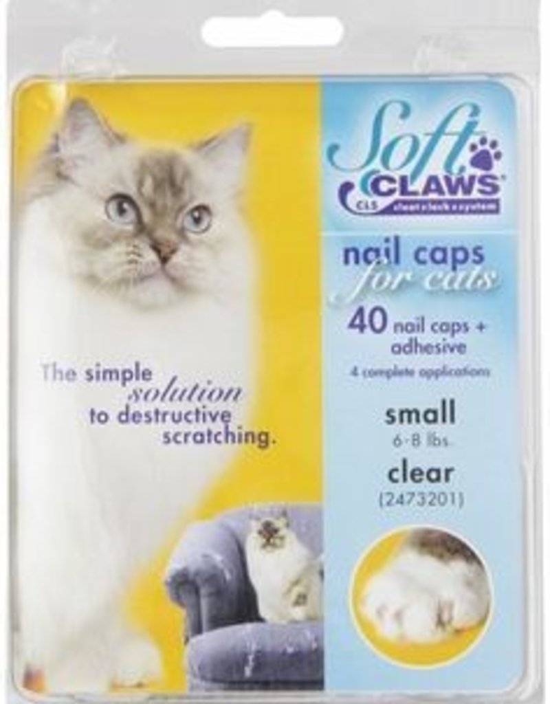 Softclaws Soft Claws Cat Clear - Small