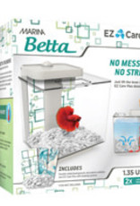 Marina Marina Betta EZ Care Plus Aquarium Kit - White 5 L