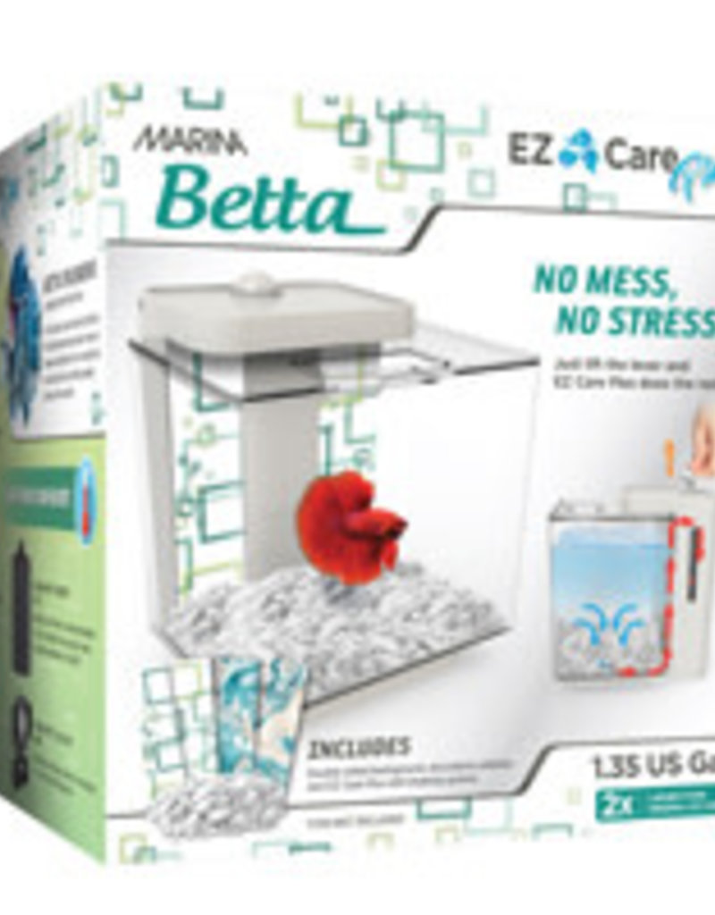 Marina Marina Betta EZ Care Plus Aquarium Kit - White 5 L