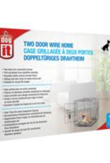 Dogit Dogit Two Door Wire Home Crates with Divider - XSmall - 18.2 x 12 x 14.5 in