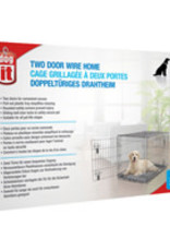 Dogit Dogit Two Door Wire Home Crates with Divider - Large - 36 x 22 x 24.5 in