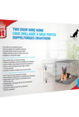 Dogit Dogit Two Door Wire Home Crates with Divider - XLarge - 42 x 27.5 x 30 in