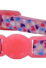 Lil Pals Li'l Pals Elastic Kitten Collar - Hearts 5/16x8in