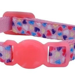 Lil Pals Li'l Pals Elastic Kitten Collar - Hearts 5/16x8in