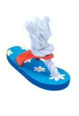 Lil Pals Li'l Pals Latex and Rope Flower Flip Flop 5in