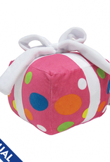 Foufou FouFou Plush Birthday Present Dog Toy - Pink