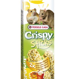Versele Laga Versele Laga Crispy Sticks Hamster/Rat Popcorn & Honey 2x55g