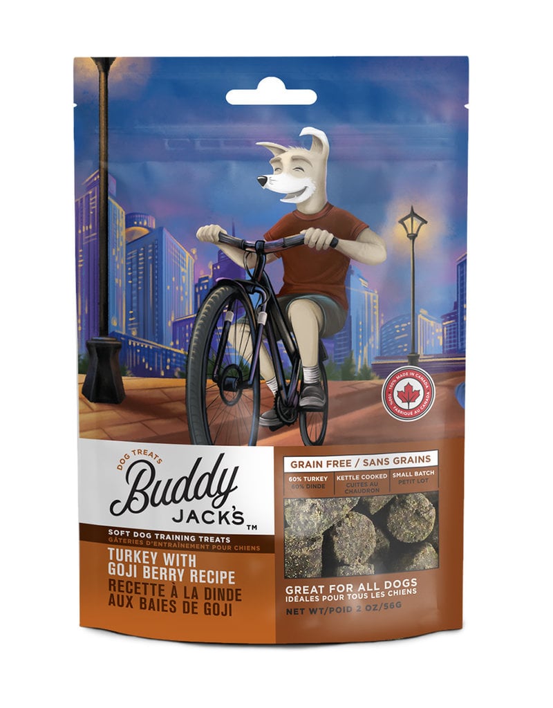 Buddy Jacks Buddy Jack's Soft Training Treats - Turkey with Goji Berry Recipe - 2oz