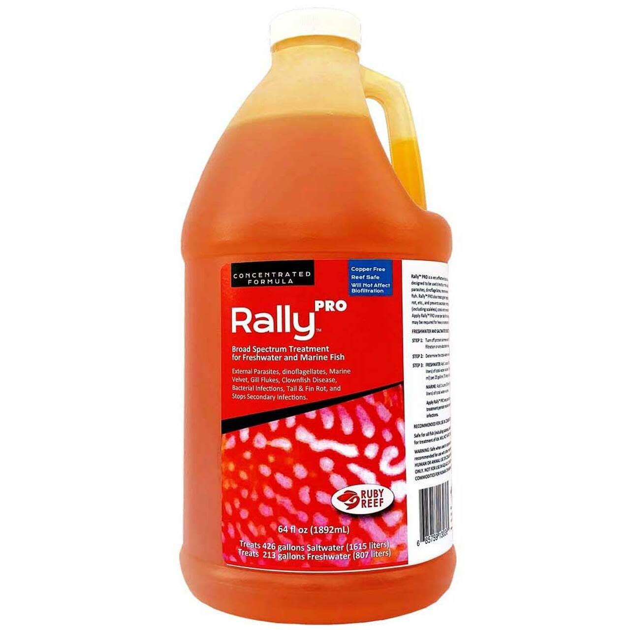 Ruby Reef Ruby Reef Rally Pro - 64 oz - Pet Central Limited