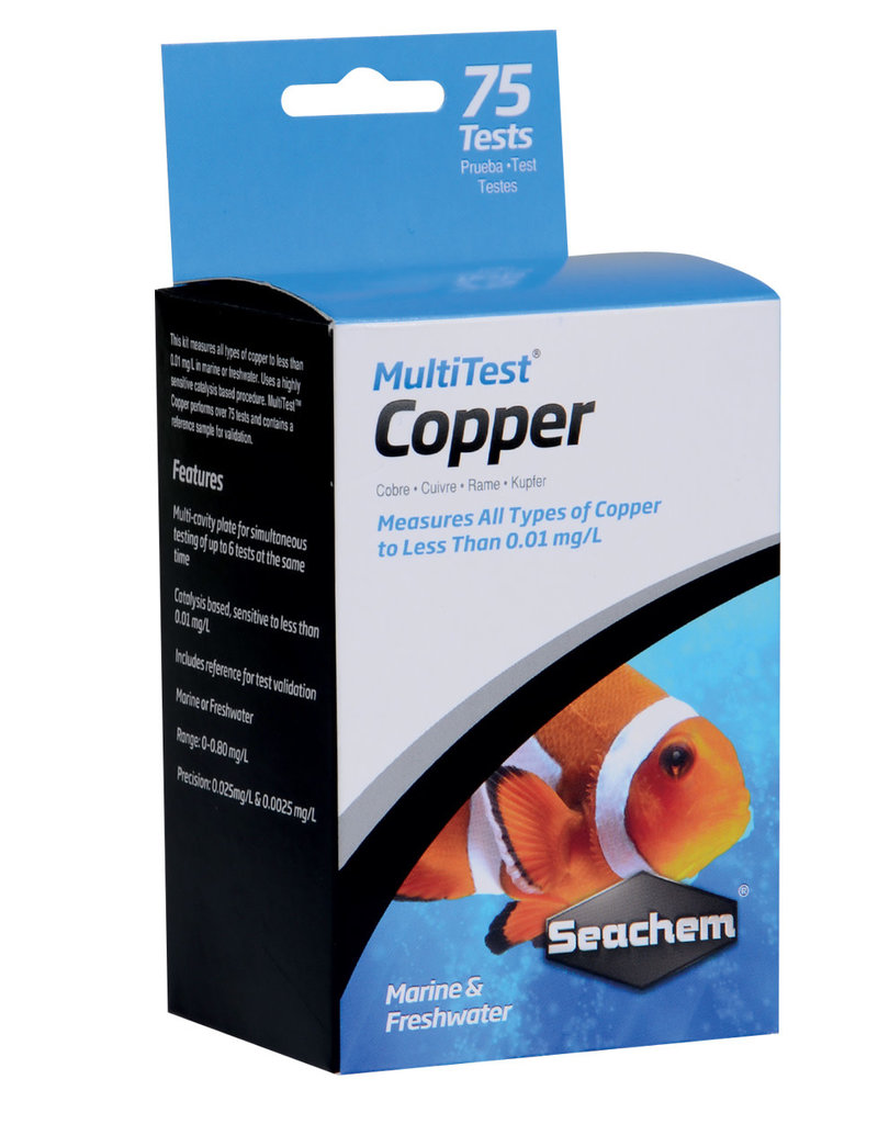 Seachem MultiTest - Copper - 75 Tests