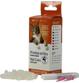 Masked Claws Masked Claws Nail Caps Clear - Cat Medium