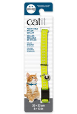 Catit Catit Adjustable Breakaway Nylon Collar - Reflective Yellow