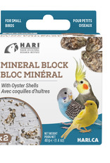 hari Hari Mineral Block for Small Birds - Oyster Shells - 40g - 2 pack