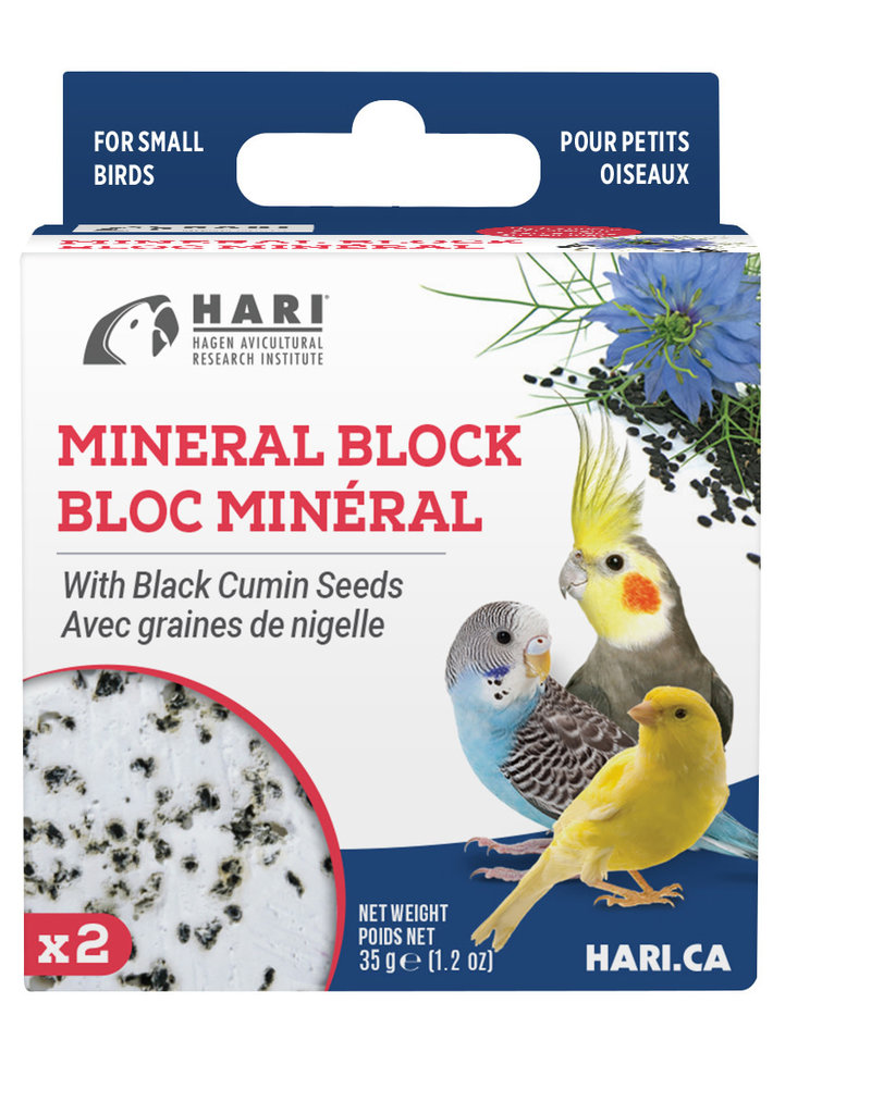 hari Hari Mineral Block for Small Birds - Black Cumin Seeds - 35g - 2 pack