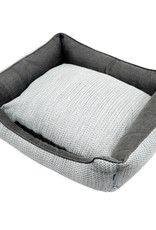 Resploot Resploot Sofa Bed - Rectangular - Grey Snakeskin - 28in x 24in x 9in