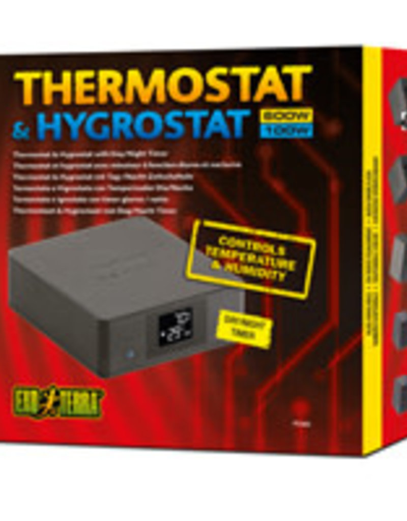 Exo Terra Exo Terra Thermostat (600W) & Hygrostat (100W) with Day/Night Timer