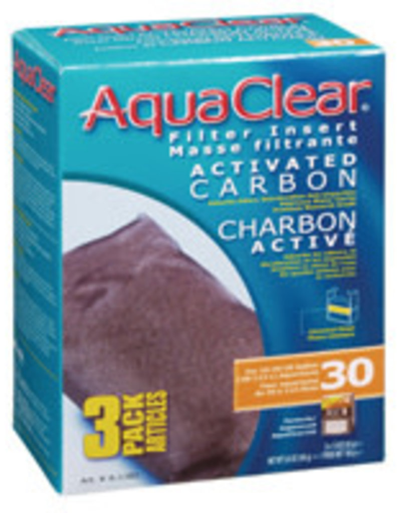 Aqua Clear AquaClear 30 Activated Carbon Filter Insert 3 pack - 165g (5.8 oz)