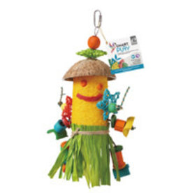 hari Hari Smart Play Enrichment Parrot Toy - Loofah Man