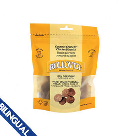 Rollover Rollover Gourmet Crunchy Chicken Biscuit Dog Treat - Medium 300g