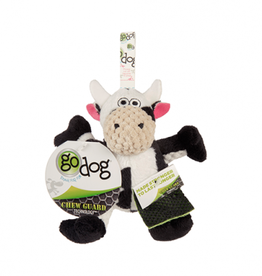 GoDog GoDog Just for Me Sitting Cow Dog Toy - Small