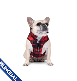Canada Pooch Canada Pooch The Expedition Coat 2.0 Red Plaid - Size 8
