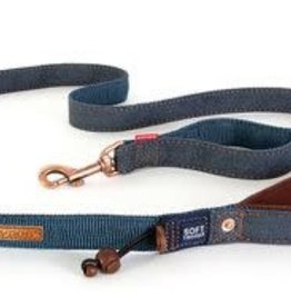 EzyDog EzyDog Soft Trainer Leash with Traffic Control Denim 6ft.