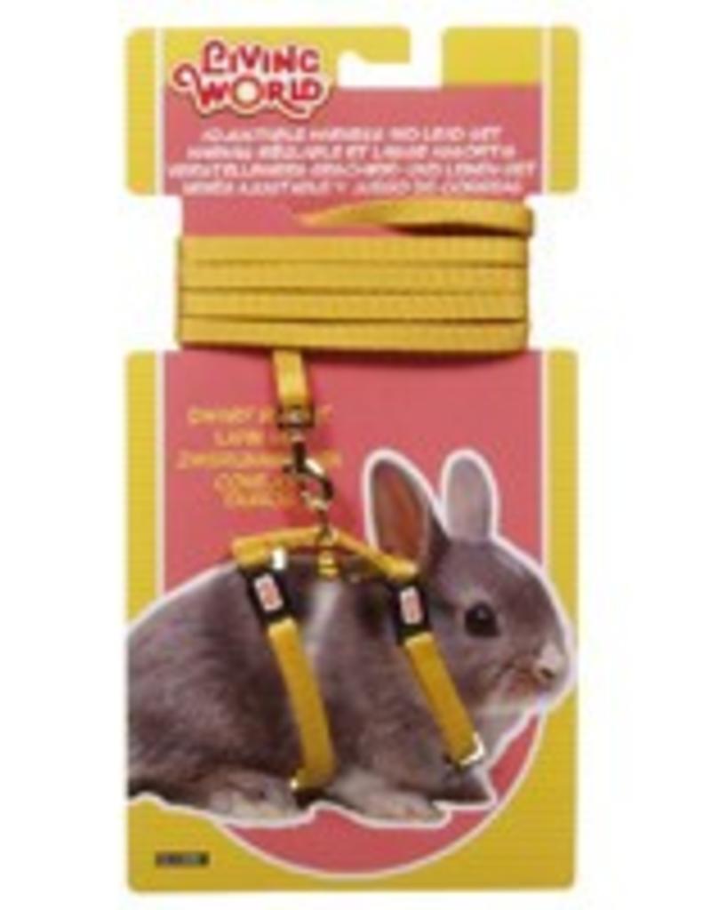 Living World Dwarf Rabbit Harness & Lead Set Yellow