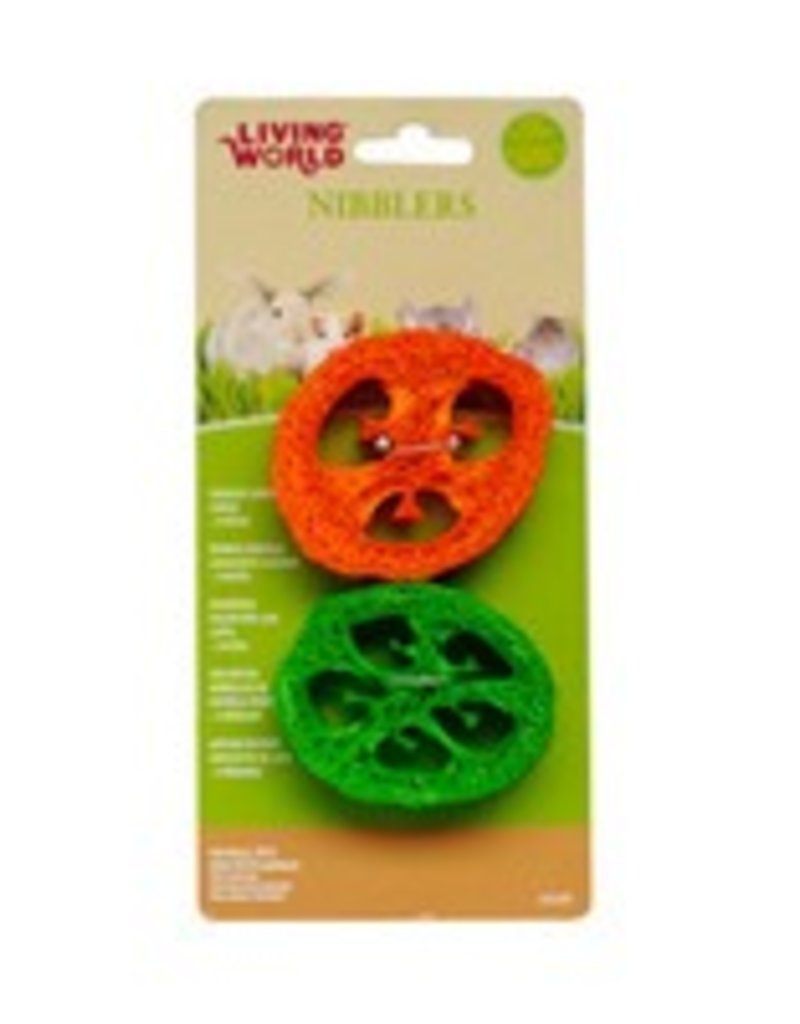 Living World Nibblers Slices Loofah Chews