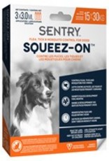 Sentry Sentry Squeeze-On Flea, Tick & Mosquito Control for Dogs (15-30 kg)