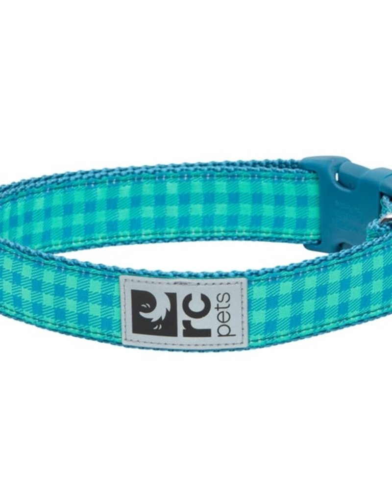 RC Pets RC Pets Clip Collar L Green Gingham