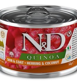 ND ND Quinoa Grain Free Skin and Coat Herring and Coconut Dog 4.9oz
