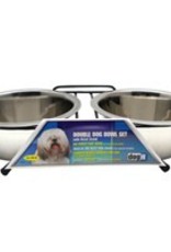 Dogit Dogit Stainless Steel Double Dog Diner - Medium - 2 x 750ml (25 fl oz)