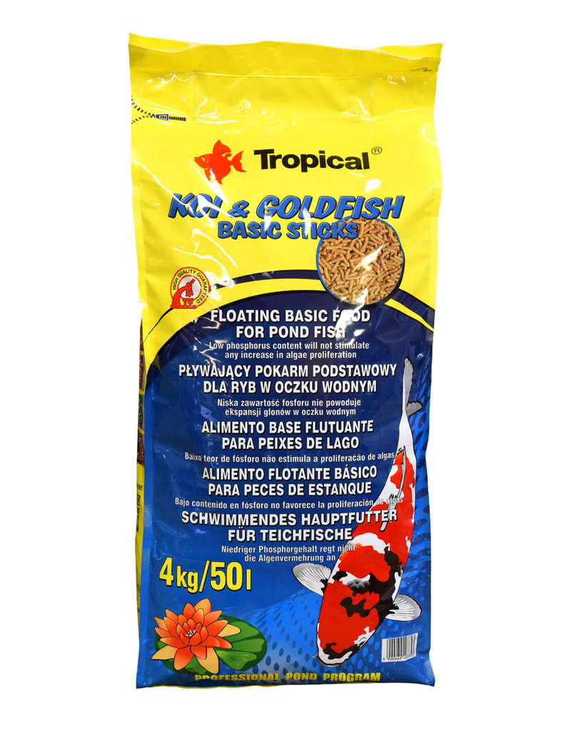 Tropical Tropical Koi & Goldfish Basic Sticks - 4 kg