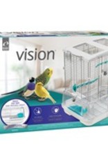 Vision Bird Cage for Small Birds (S01) - Small Wire - Single Height - 18.7 x 14.6 x 20 in