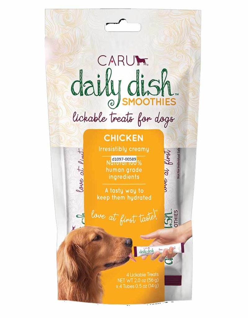 Caru Caru Daily Dish Smoothies for Dogs - Chicken 4pk.