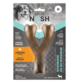 Zeus NOSH Strong Wishbone Chew Toy - Chicken Flavour - Medium - 15 cm (6 in)