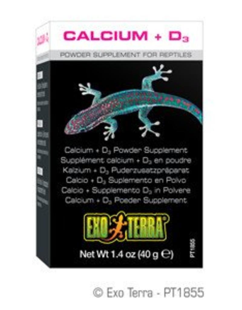Exo Terra Exo Terra Calcium + D3 Powder Supplement - 1.4 oz / 40 g