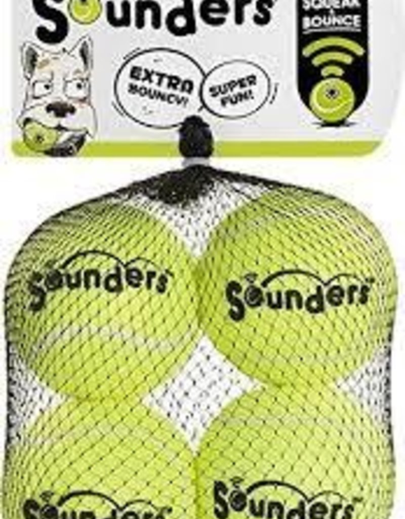 Tennis Dogs Small Sounders 2in 4pk