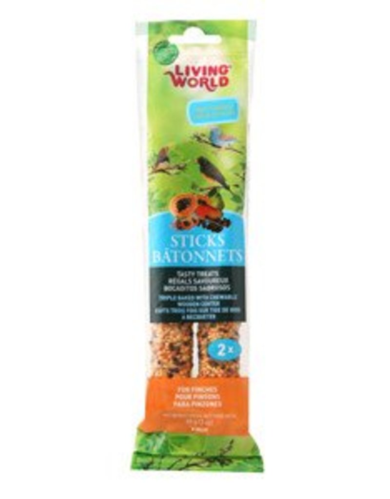 Living World Finch Sticks Fruit Flavour - 2 pack