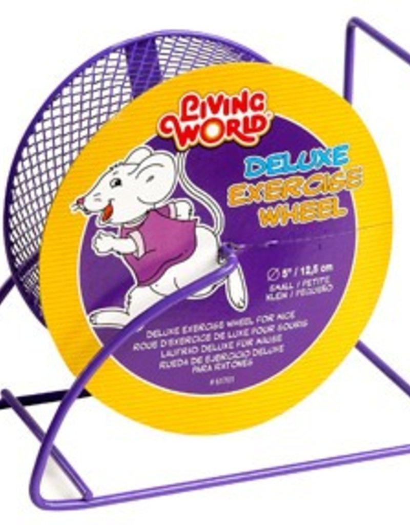 Living World Deluxe Exercise Wheel - Purple - 12.5 cm (5")